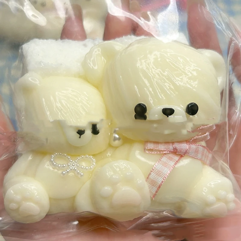 Handmade Edible Silicone Bear Squeezing Toy for Child and Mother, safe and soothing, sensory toy, easy clean. — photo 1