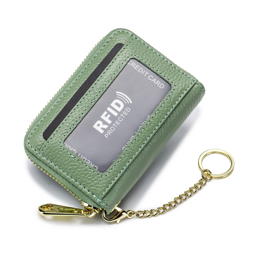 Title 8, Organ Zipper, Leather Bank Card Case, Key Case