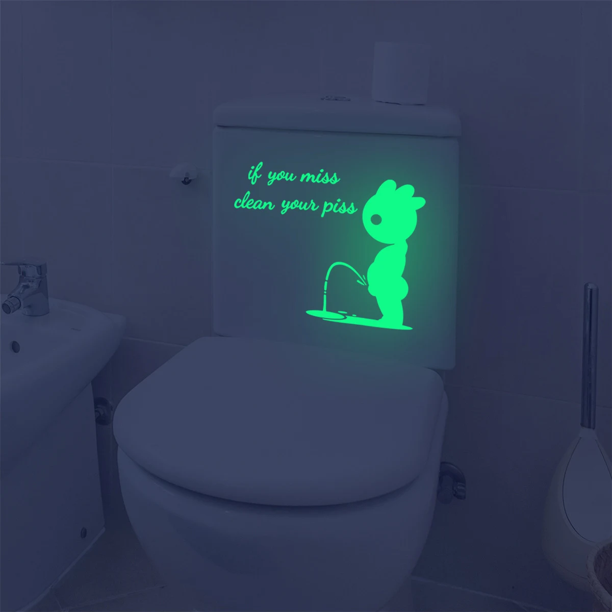 Title 2, Toilet warning sticker for childrens urination...