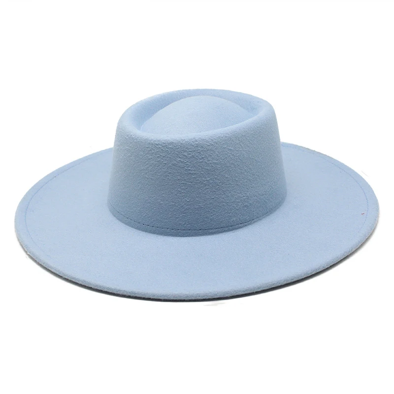 Title 16, Men And Women Fashion Simple Felt Bowler Hat