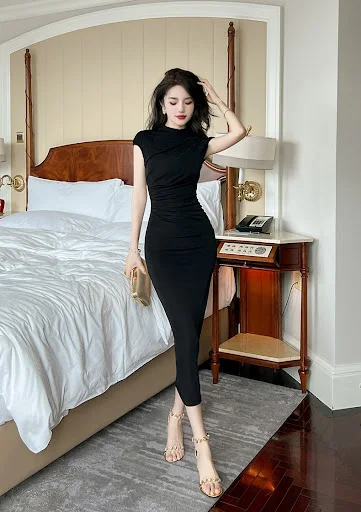 Title 25, Summer New Hot Girl Slimming Sleeveless Dress W...