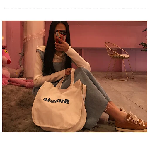 Title 2, Letter print adjustable shoulder strap. Versati...
