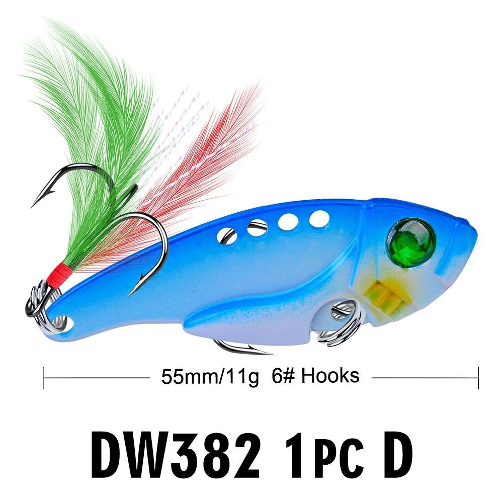 Color VIB Lure Metal Sequins Bait for Effective Fishing Attracts Fish with Vibrant Reflections and Increases Your Chance — photo 2