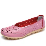 Women's Middle-aged and Elderly Hollow Hole Flat Gommino Shoes, Round Toe, Soft Bottom, Comfortable Walking, Everyday We — photo 2