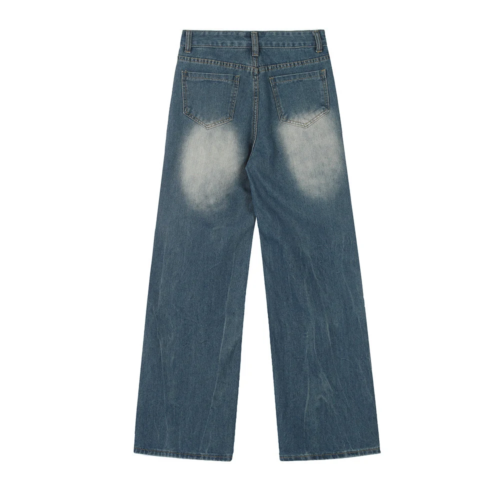 Title 8, Mens Graffiti Printed Denim Straight-Leg Trous...