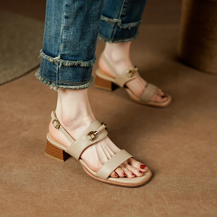 Women's Casual Ankle-Strap Open Toe Sandals, perfect for a comfortable and stylish summer look. Lightweight and ideal fo — photo 6