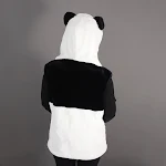 Kinder Plüsch Panda Kleidung Weste Kuscheliges und warmes Panda-Design. Ideal für kühle Tage, hält Kinder warm und sieht dabei auch noch süß aus. — foto 7