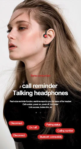 Title 19, 618 Bluetooth Headset True Bone Conduction Ear-...