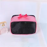 Striped Multicolor Large-capacity Storage Cosmetic Bag perfect for travel and home. Keep all your makeup and beauty item — photo 2