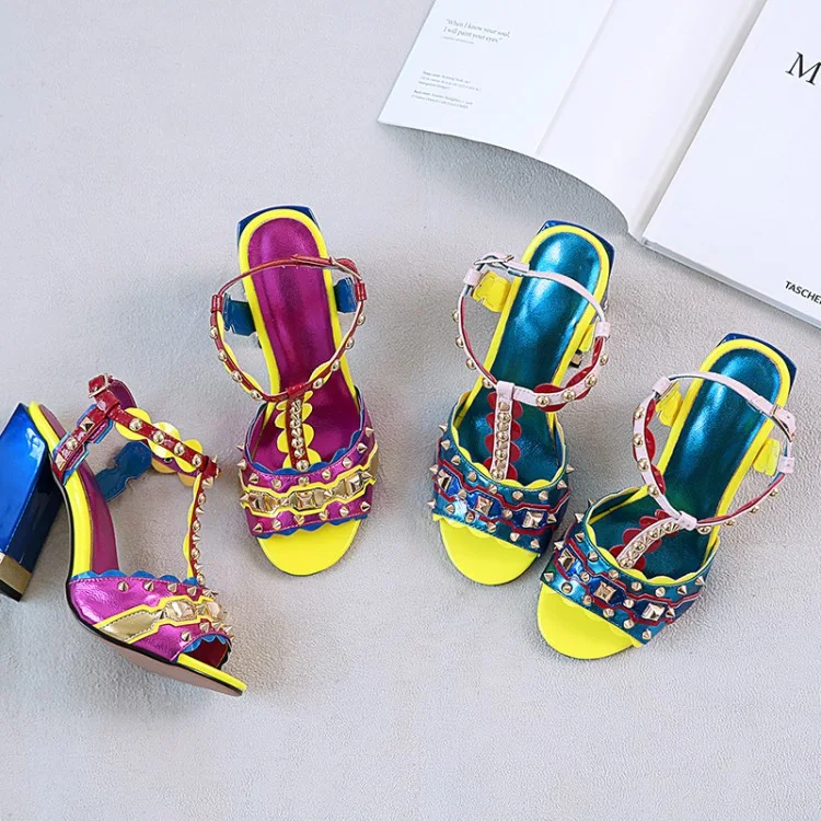 Title 5, Womens Plus Size Leather Sandals