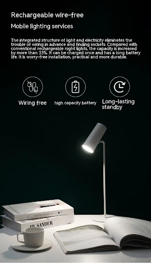 Title 1, Luminária de mesa LED com projeção de pôr do so...