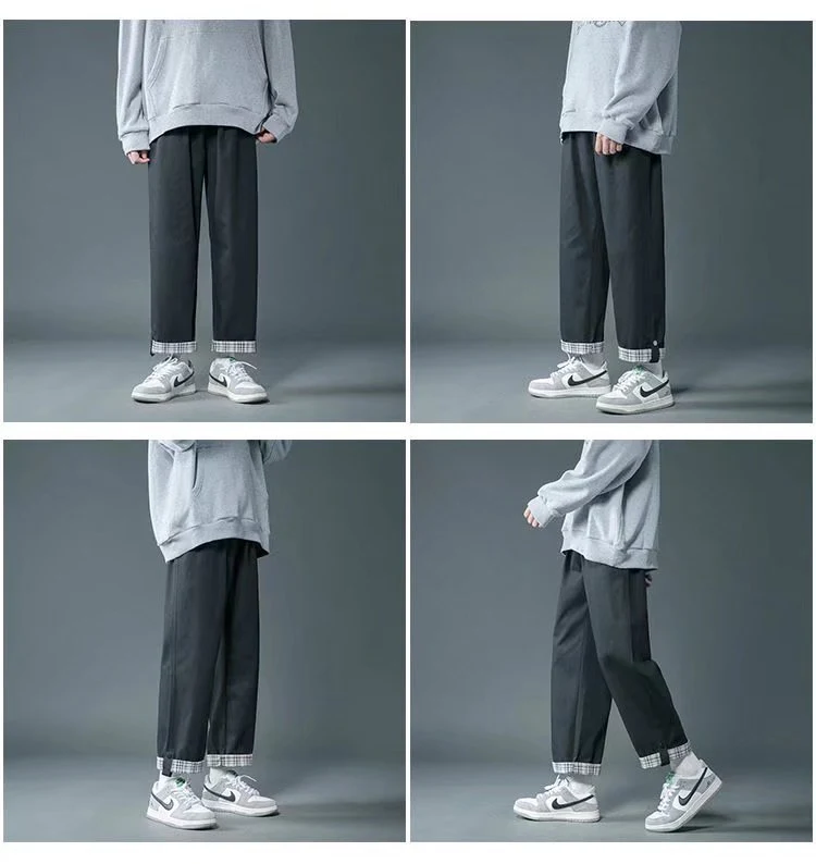 Title 4, Mens Thin Trendy Loose Wide Leg Straight Sport...