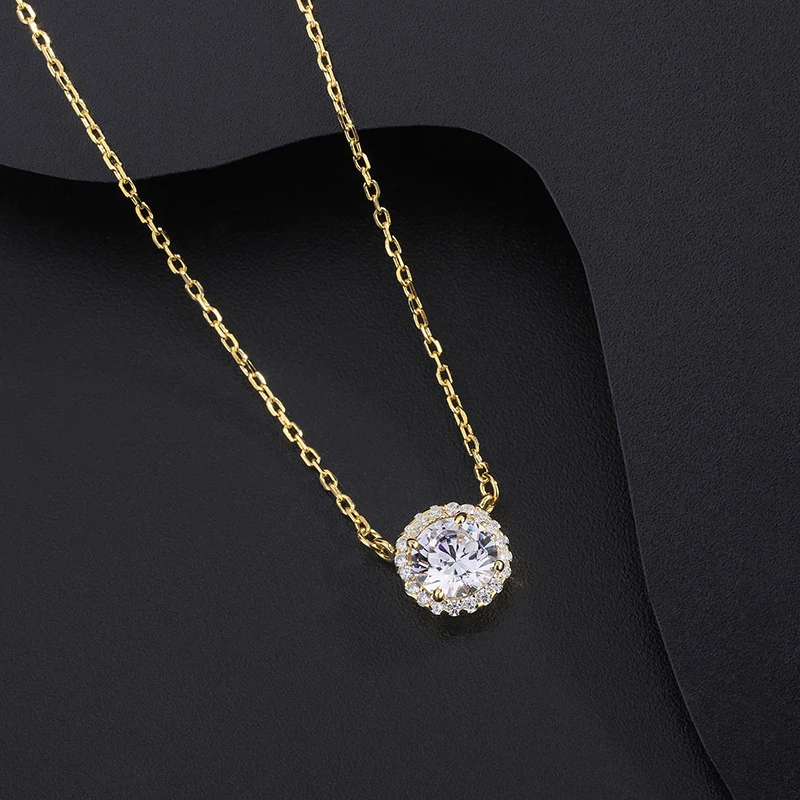 Colar feminino com pingente redondo, design transfronteiriço Europa e América. Adicione um toque elegante ao seu visual, perfeito para qualquer ocasião. — foto 13