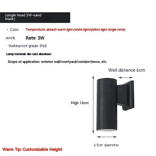 Title 15, Waterproof Up and Down Spotlight. Versatile out...