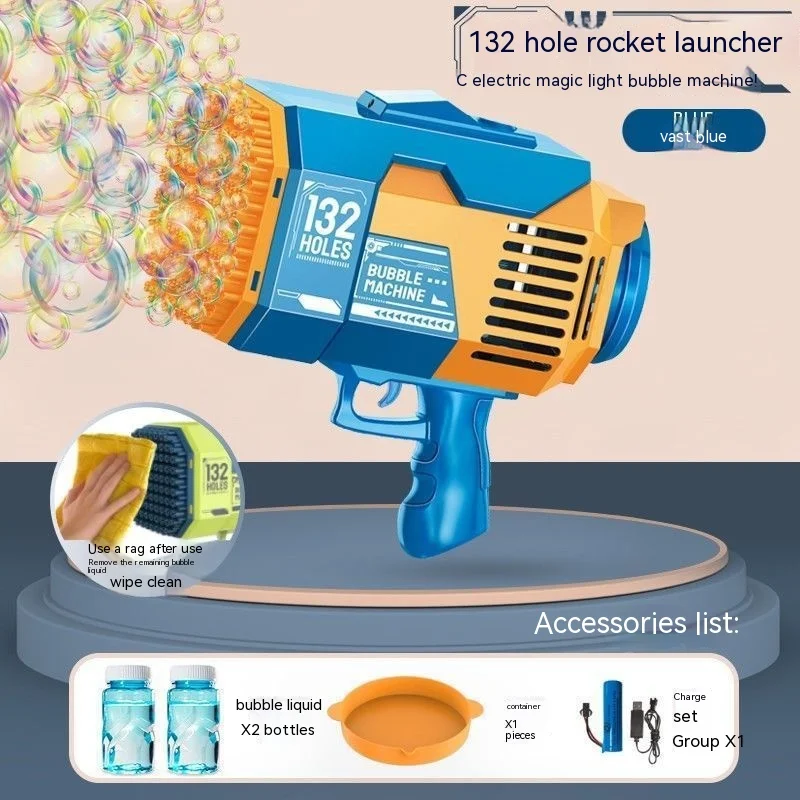 Electric Bubble Machine Children's Toy Stand. Generate endless bubbles for fun indoors and outdoors. Easy to use and per — photo 16