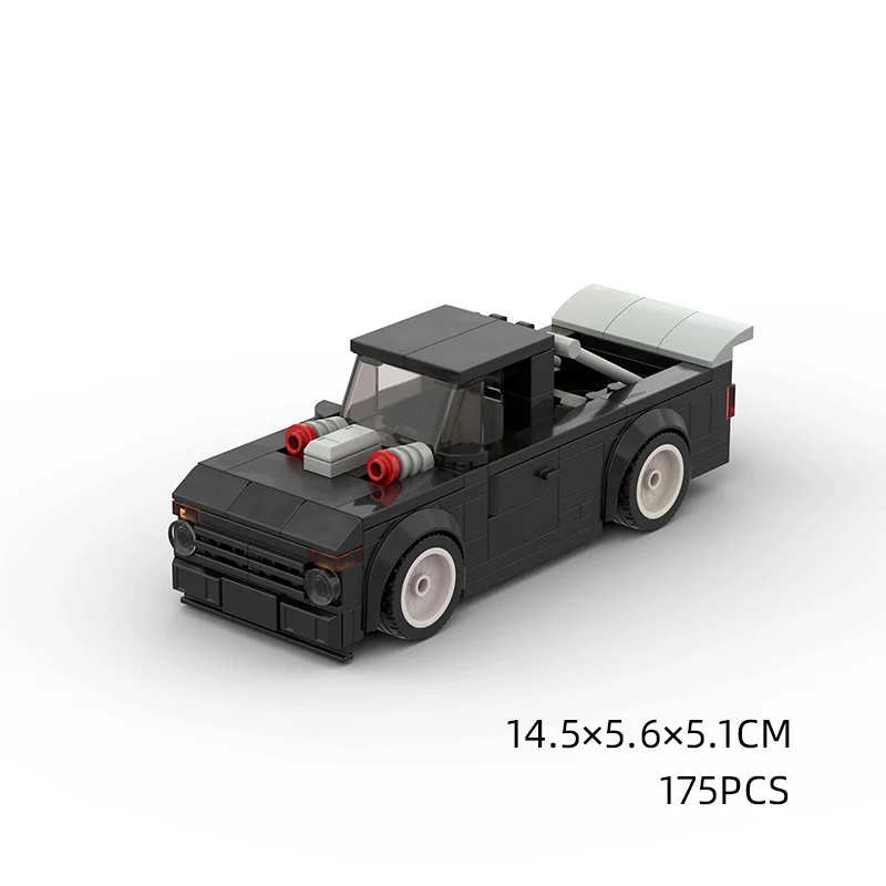 Children's Toy Car Model Sports Car and Small Particle Building Blocks MOC. Educational toys, promotes creativity, build — photo 33