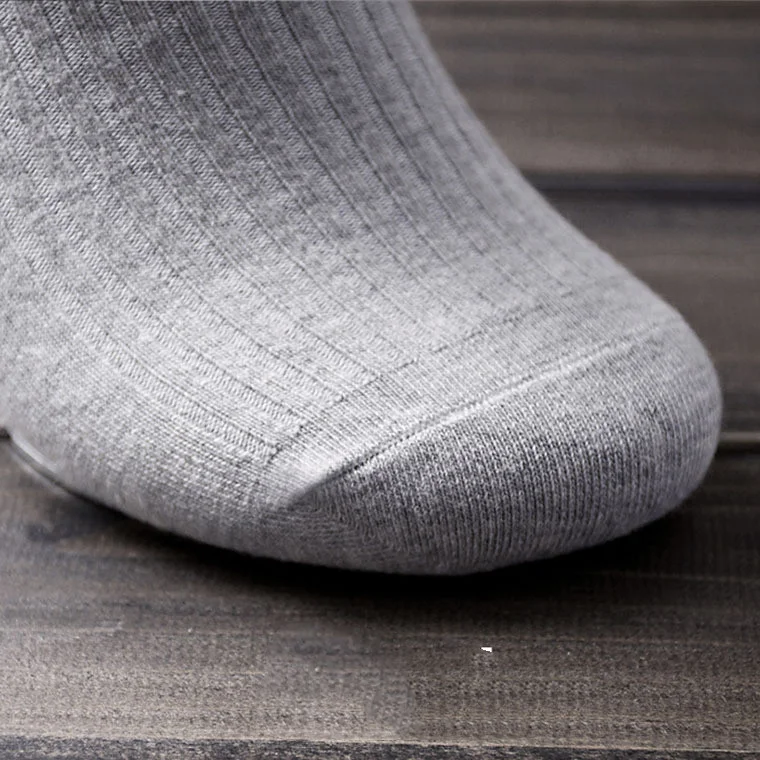 Calzini a tubo semplici a righe da uomo, in puro cotone spesso, comodi e perfetti per un comfort duraturo e quotidiano. — foto 6