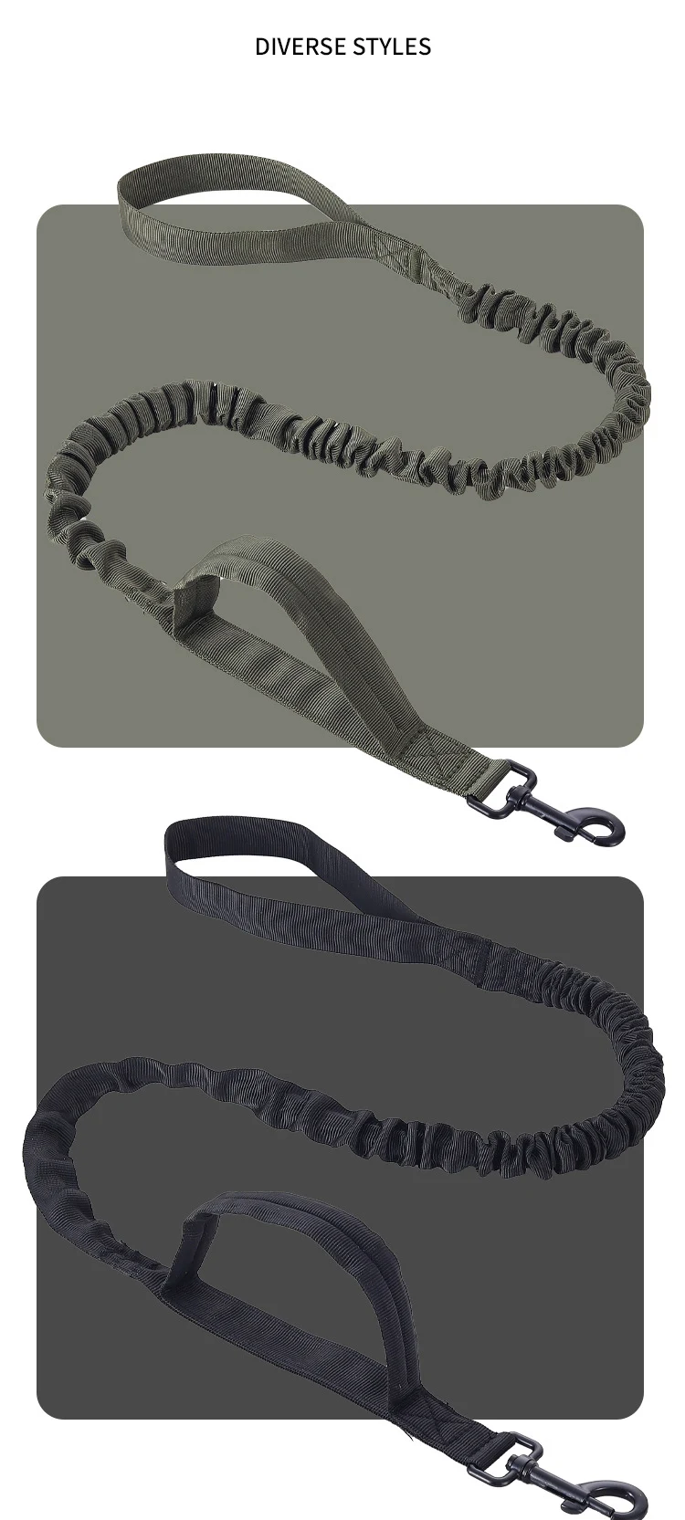 Title 6, Tactical Dog Leash & Adjustable Military Tactic...