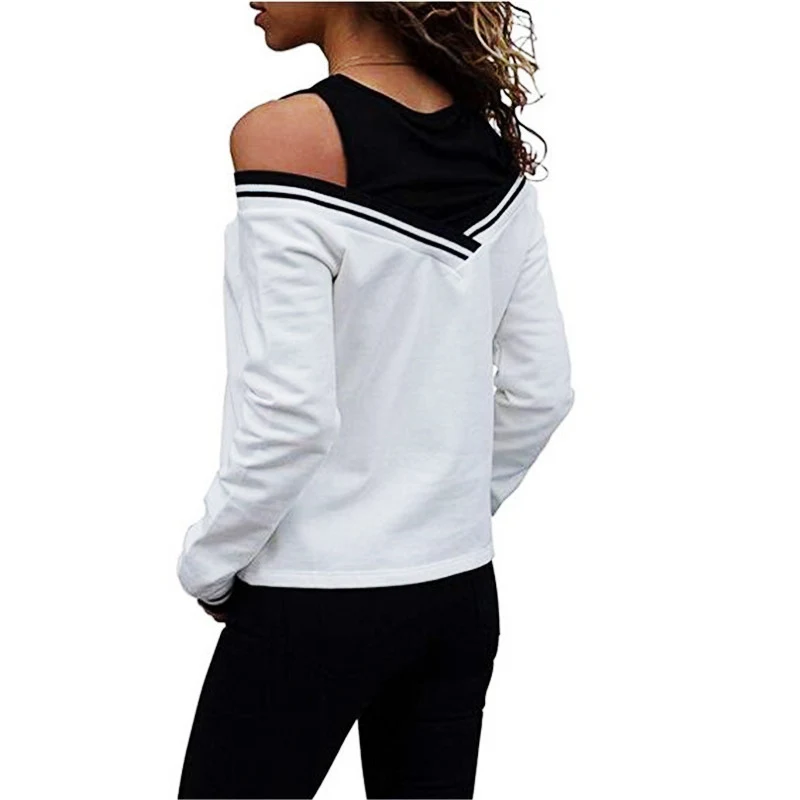 Blusa suelta de mujer a rayas de manga larga estilo casual perfecta para un look cómodo y a la moda. Ideal para el día a día y fácil de combinar. — foto 5