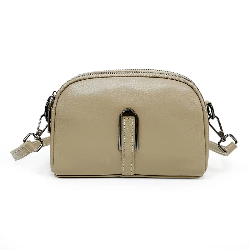 Bolsa feminina de couro legítimo, feita de couro bovino de primeira camada, perfeita para combinar com tudo. Elegância e durabilidade garantidas. — foto 2