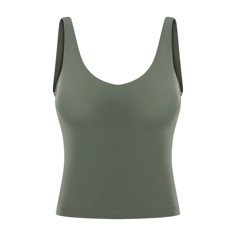 Dames Sportvest met Borstpads, U-vormige Rug, voor Fitness en Beauty. Biedt ondersteuning en is comfortabel tijdens het sporten. — foto 9