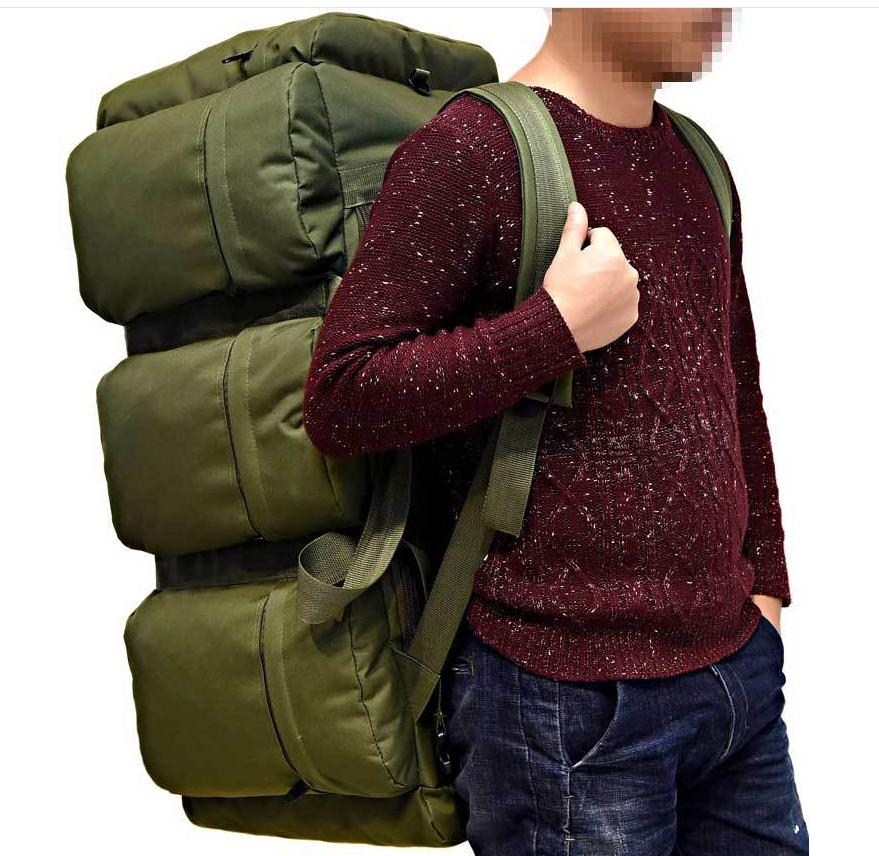 Mochila de Montanhismo 90L Camuflada para Outdoor Ampla Capacidade Resistente e Durável Ideal para Aventuras e Trekking — foto 5