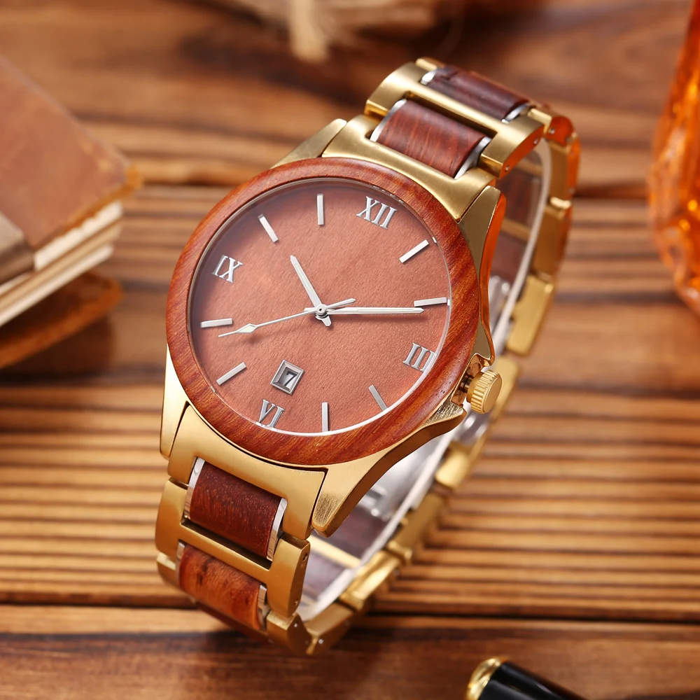 Relógio Quartz Dourado Masculino Elegância e Precisão Para o Homem Moderno Design Clássico Conforto e Durabilidade Ideal Para Todas as Ocasiões — foto 16