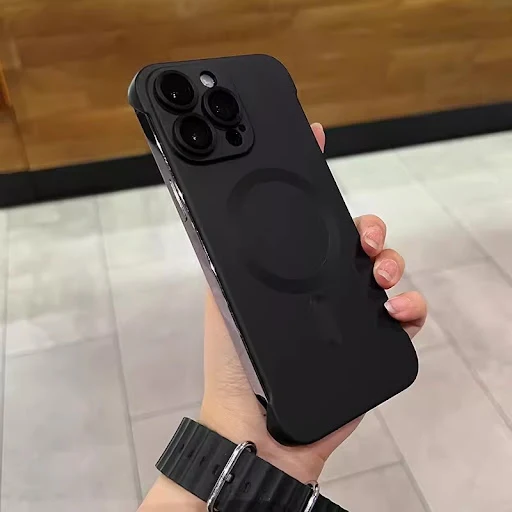 Title 1, Ultra-thin frameless magnetic phone case for iP...