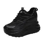 Summer New Fashion Clunky Sneakers Women's Platform Casual Shoes. Step out in style and comfort with these trendy platfo — photo 6