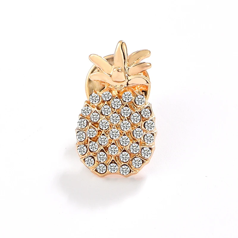 Broche Abacaxi Coco Estilo Wang Yibo Feminino Corsage Fofo Distintivo Japonês Pino de Fivela Anti-Falha Gola ou Lapela. — foto 3