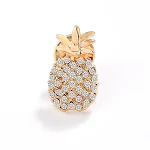 Broche Abacaxi Coco Estilo Wang Yibo Feminino Corsage Fofo Distintivo Japonês Pino de Fivela Anti-Falha Gola ou Lapela. — foto 3