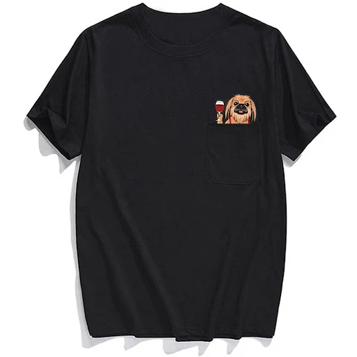 Title 4, 2D printed short-sleeved dog T-shirt