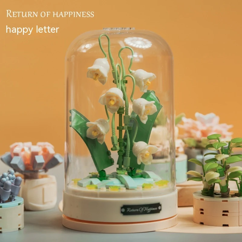 Children Assembling Building Blocks Music Box Toy. Creative building with musical melodies. Develops fine motor skills, — photo 4
