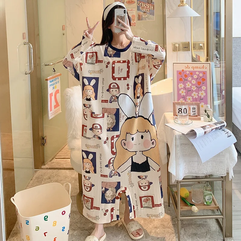 Title 10, New Long-sleeved One-piece Pajamas For Women. U...