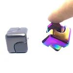Topo de Cubo de Rubik de descompressão quadrado colorido, alívio de estresse e foco, brinquedo interativo para crianças e adultos — foto 8