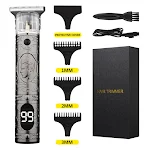 White Electric Clippers for Shaving, Carving and Pushing. Precise Blades for Perfect and Professional Haircuts and Style — photo 9