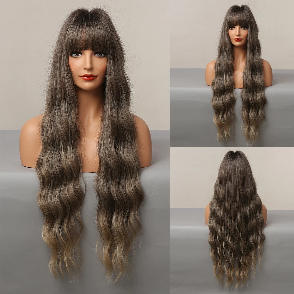 Cabelo cacheado dourado gradualmente marrom Obtenha cachos dourados e um bronzeado progressivo. Cabelos radiantes, com cor natural e um visual incrível. — foto 2
