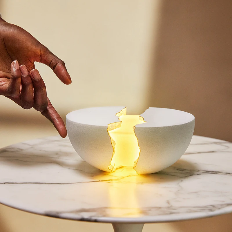 Sculpture Ambience Light Bluetooth Speaker Immerse yourself in sound and create a relaxing atmosphere with integrated am — photo 7