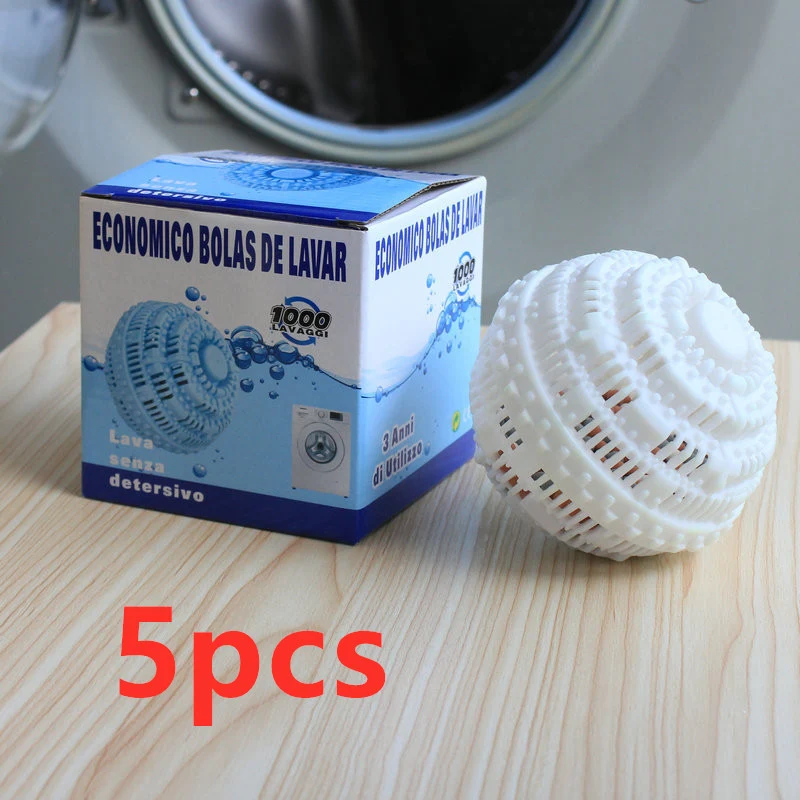Reusable Eco Natural Magic Laundry Ball No Detergent Wash Wizard Style Washing Machine Plastic Balls for Cleaner Clothes — photo 3