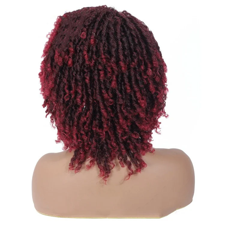 Parrucca Amazon con dreadlocks sintetici intrecciati faux locs, aspetto naturale, comoda da indossare, facile da applicare, perfetta ovunque. — foto 4