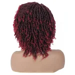 Parrucca Amazon con dreadlocks sintetici intrecciati faux locs, aspetto naturale, comoda da indossare, facile da applicare, perfetta ovunque. — foto 4