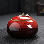 Kiln Transmutation Ceramic Tea Can Wake Up Portable Travel Storage Keeps Tea Fresh Enjoy Delicious Tea Anywhere — photo 9