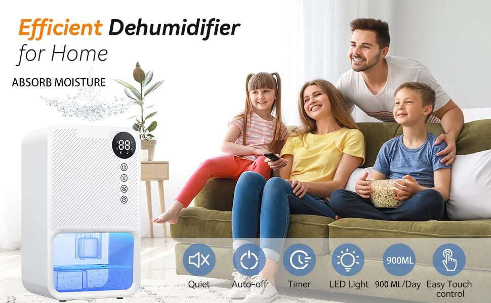 Title 22, Small Household Dehumidifier for Bedroom Mini A...