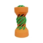 Brinquedo 3D de Descompressão Cone Espiral Rotativo. Alivie o estresse com movimentos giratórios relaxantes e design inovador. — foto 3