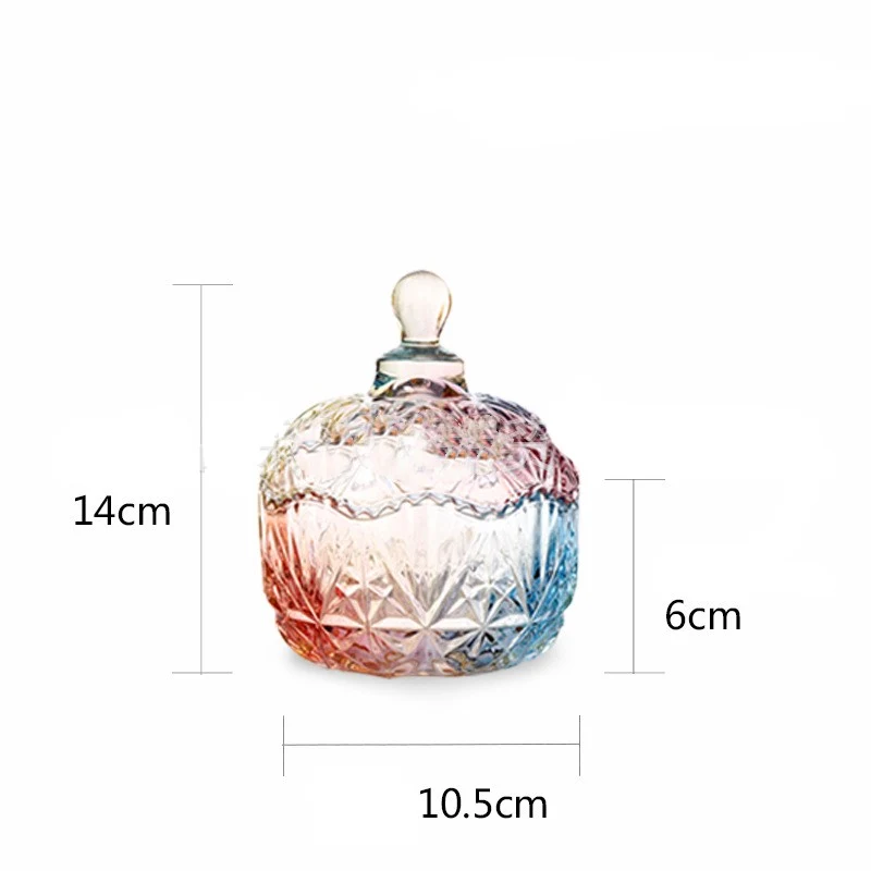 Title 5, Clear Glass Crown Full Sky Star Style Storage J...