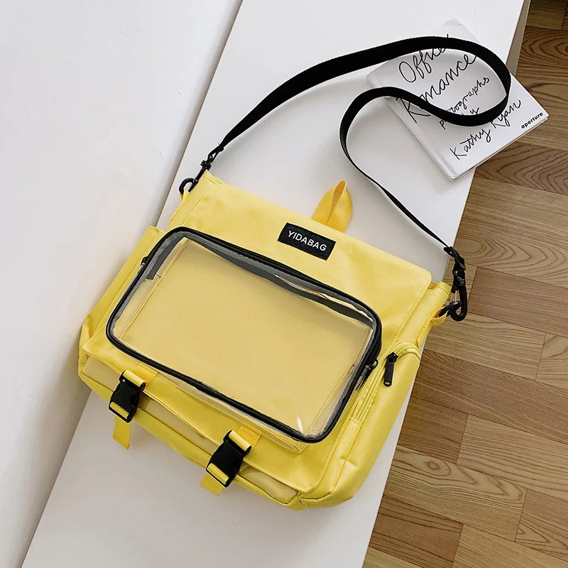 Title 8, Fashion Simple Transparent One-shoulder Messeng...
