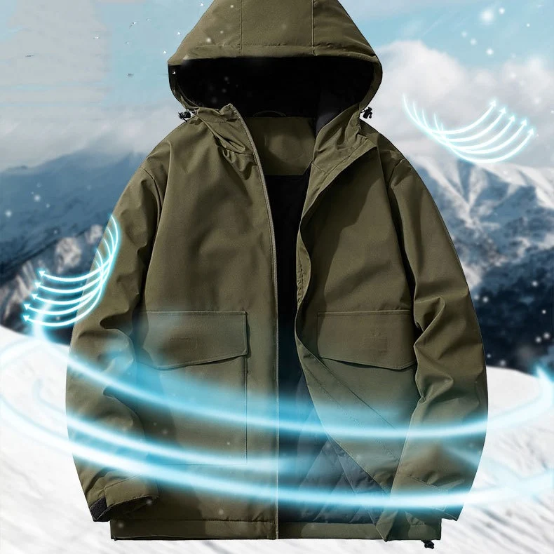 Men's Warm Outdoor Sports Coat Stay comfortable and warm during your outdoor activities. Perfect for sports and adventur — photo 19