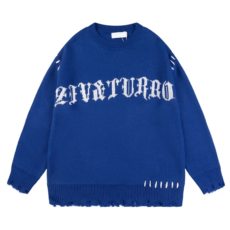 Suéter casual de tricô Lazy Loose Edition para homens e mulheres. Desfrute do conforto e estilo descontraído. Perfeito para o dia a dia. — foto 8