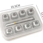 8grains of snowflakes