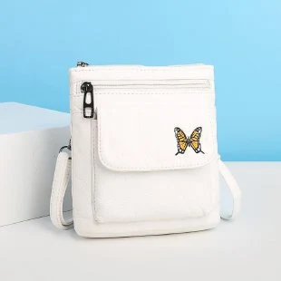 Title 2, Bolsa crossbody bordada versátil para combinar ...